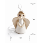 White Clay Angel Bell