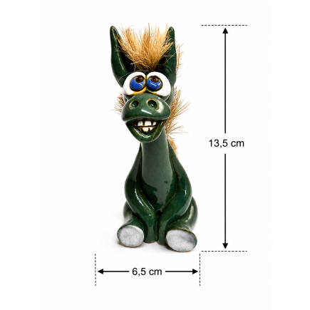 Clay Horse Incense Holder