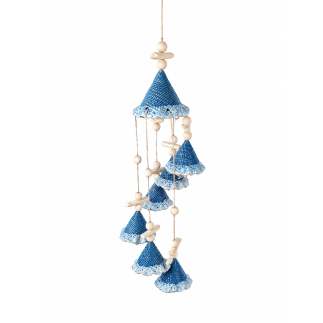 Blue Ceramic Wind Chime