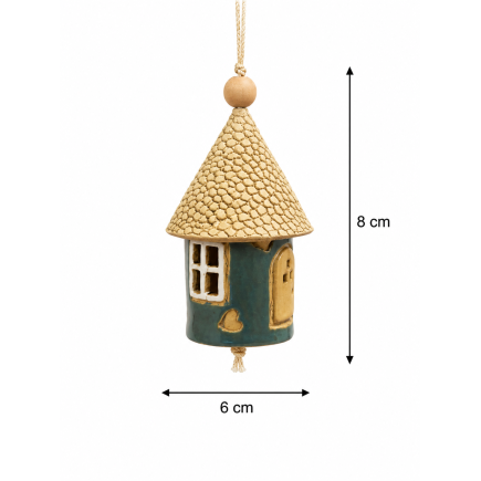 Handmade Ceramic Hanging House "Heart"