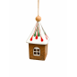 Handmade Hanging Ceramic House Ornament