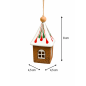 Handmade Hanging Ceramic House Ornament