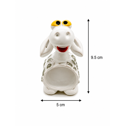 Handmade Ceramic Sheep Figurine