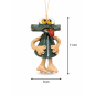 Handmade Ceramic Frog Wind Bell