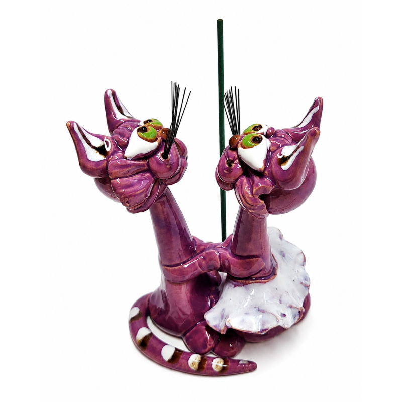 Dancing Cats Incense Holder Dancing Cats Incense Holder