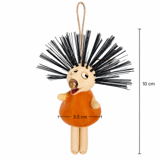 Hedgehog – Handmade Ceramic Bell