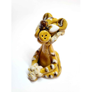 Handcrafted Clay Tiger Figurine – molinuke.lt