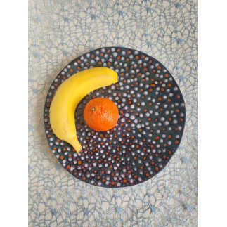Handcrafted Glazed Clay Plate – Functional & Unique Decor