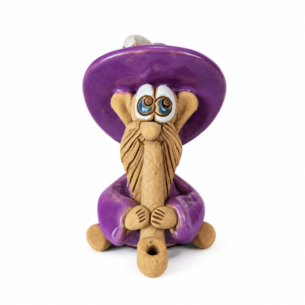 Ceramic House Gnome with a Pipe | Molinukė