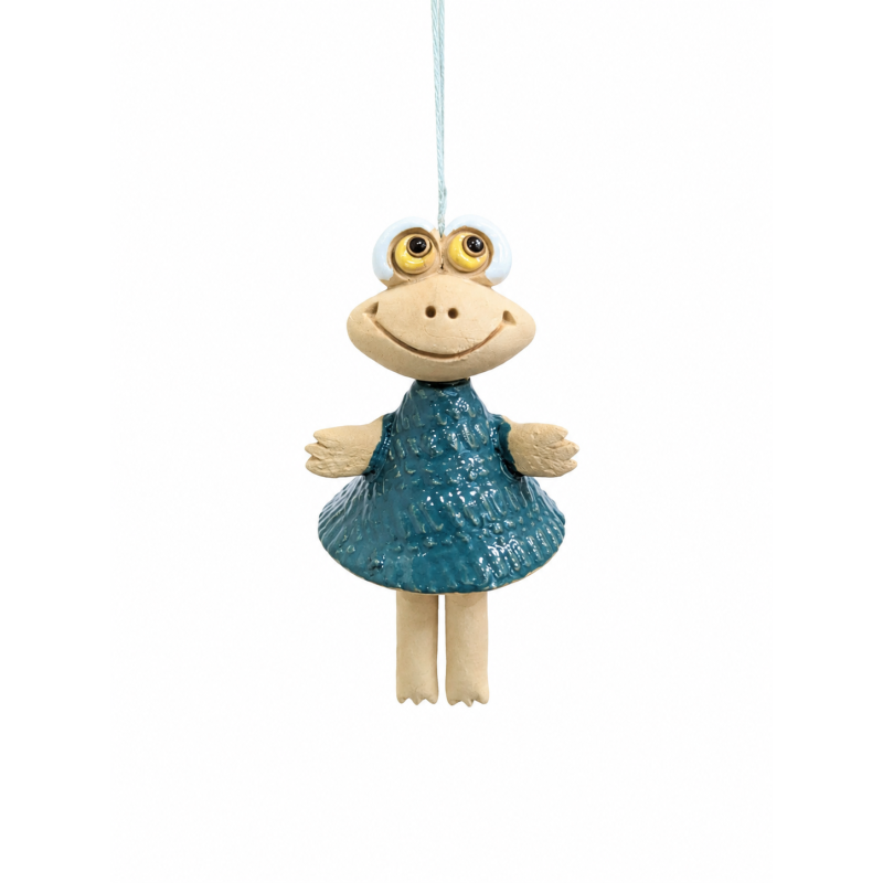 Ceramic Frog Bell
