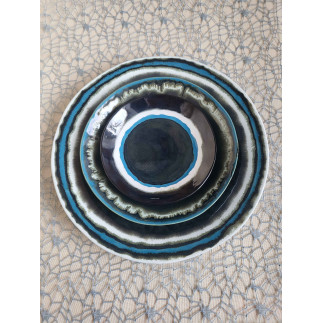 Handmade Ceramic Plate Set – Natural Elegance for Everyday Use