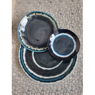 Handmade Ceramic Plate Set – Natural Clay Elegance | molinuke.lt