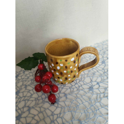Handcrafted Glazed Clay Mug – molinuke.lt