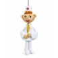 Handmade Ceramic Doctor Figurine – Hanging Decoration