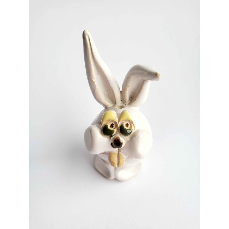 Handcrafted Glazed Clay Bunny Incense Holder – Cute & Functional Decor