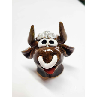 Handmade Ceramic Bull Figurine – Symbolic Gift | molinuke.lt