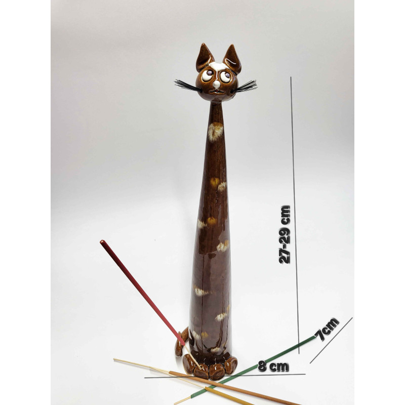 Tall Cat –  Incense Holder (No Box)