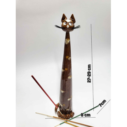 Tall Cat –  Incense Holder (No Box)