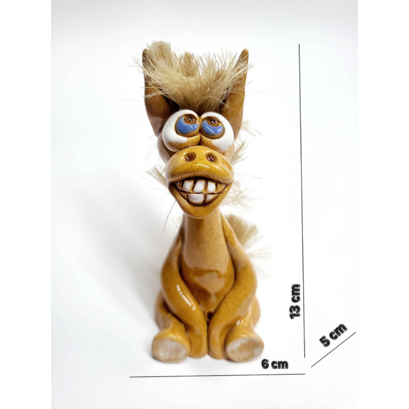 Clay Horse Incense Holder