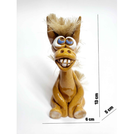 Clay Horse Incense Holder