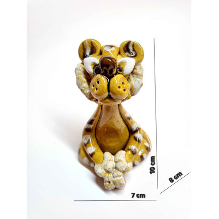 Handcrafted Clay Tiger Figurine – molinuke.lt