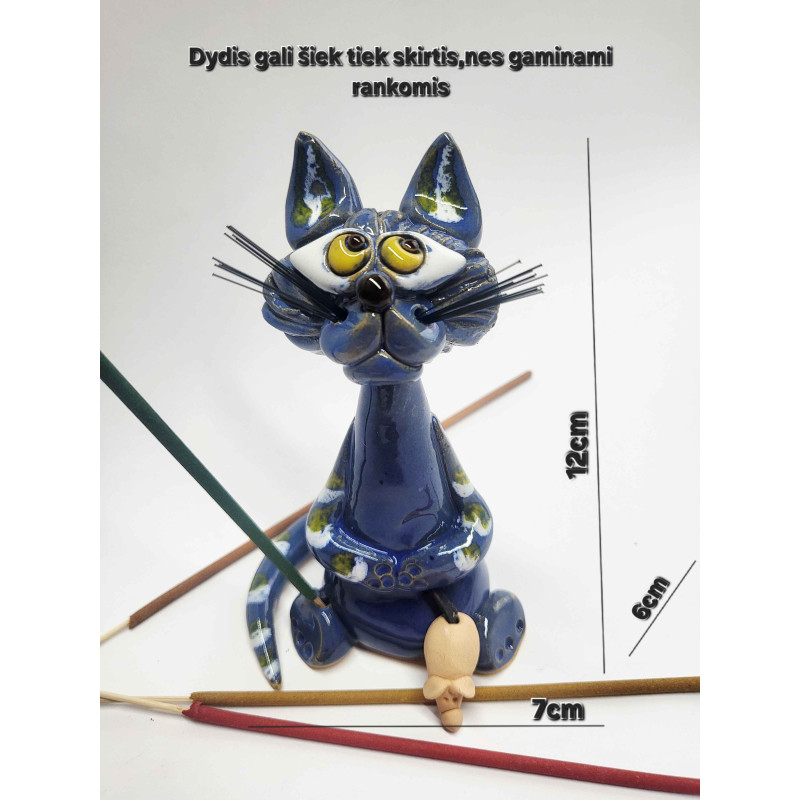 Cat and Mouse Incense Holder (Boy) Cat and Mouse Incense Holder (Boy)