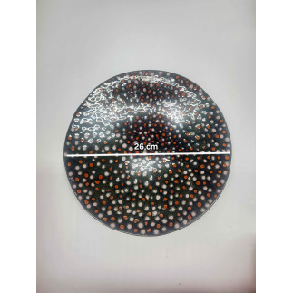 Handcrafted Glazed Clay Plate – Functional & Unique Decor