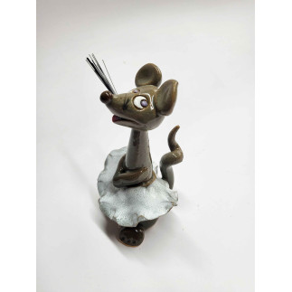 Handcrafted Glazed Clay Mouse Incense Holder – molinuke.lt