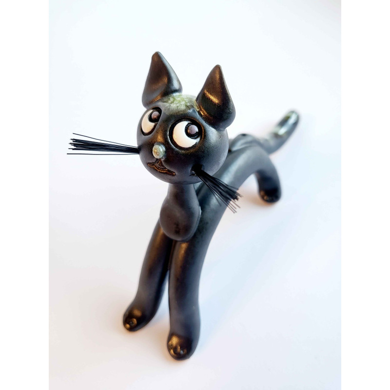 Handcrafted Clay Cat Incense Holder – Unique & Functional Decor