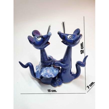 Dancing Mice Incense Holder