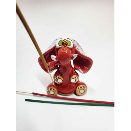 Elephant Incense Holder – Handmade Ceramic Decor | molinuke.lt