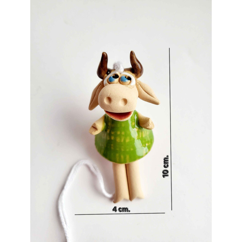 Cow Bell Figurine Cow Bell Figurine