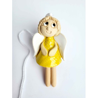 Angel Bell Figurine | Handmade Symbolic Decoration | molinuke.lt