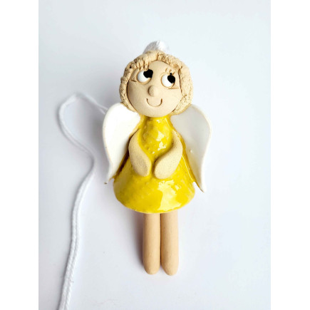 Angel Bell Figurine | Handmade Symbolic Decoration | molinuke.lt