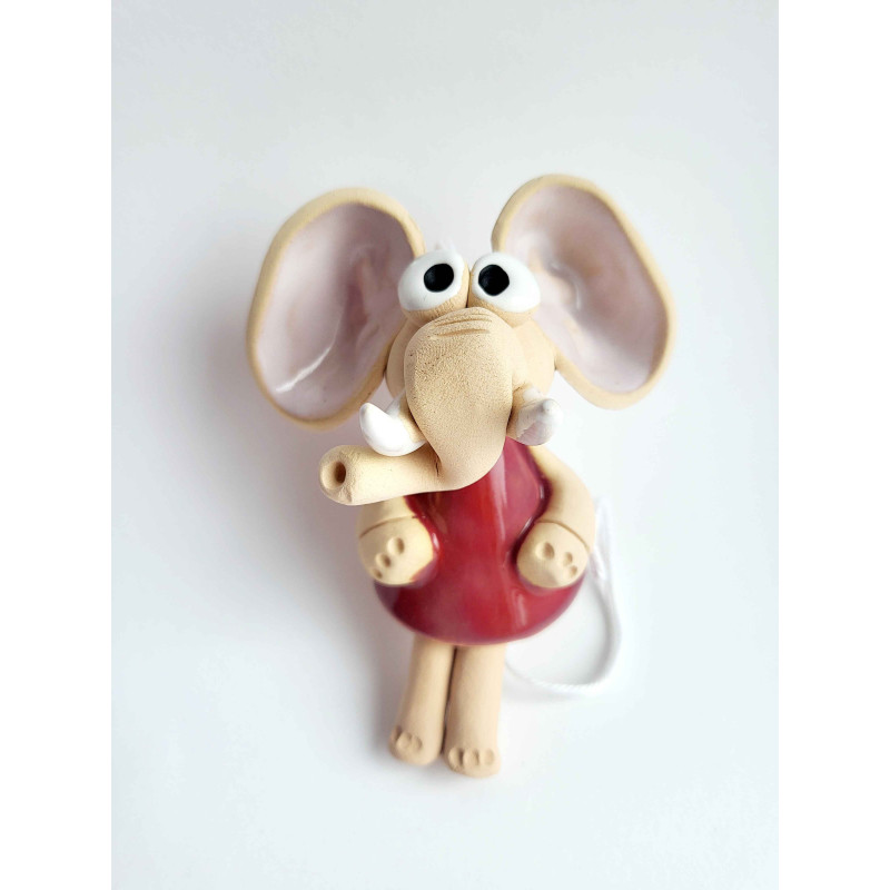 Elephant Bell – Handmade Ceramic Decor with Meaning | molinuke.lt