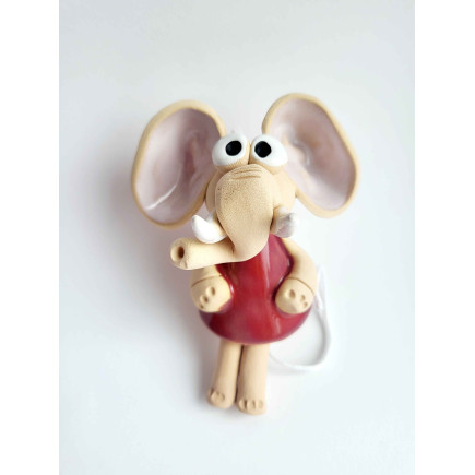 Elephant Bell – Handmade Ceramic Decor with Meaning | molinuke.lt