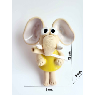 Elephant Bell – Handmade Ceramic Decor with Meaning | molinuke.lt