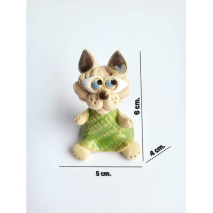 Ceramic Girl Kitten