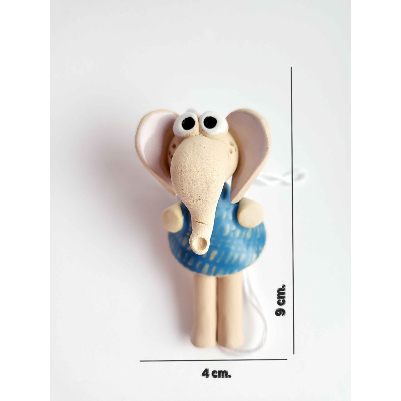 Elephant Bell Figurine Elephant Bell Figurine