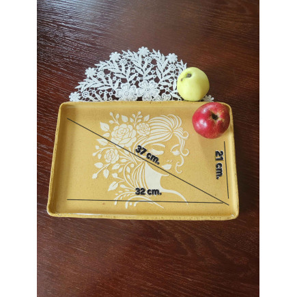 Chamotte Clay Tray – Handmade and One of a Kind