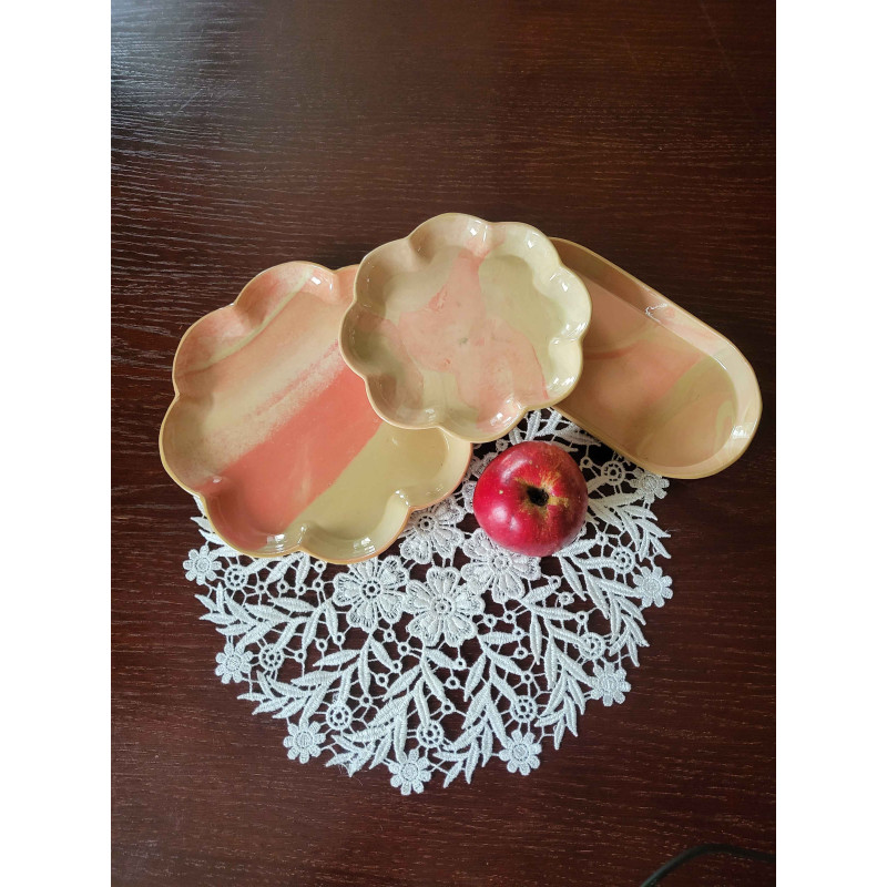 Colored Clay Plate Set Colored Clay Plate Set
