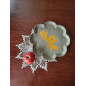 "Clay Blossom" – Handmade Flower‑Shaped Platelet "Clay Blossom" – Handmade Flower‑Shaped Platelet