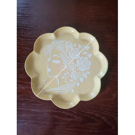 “Clay Dream” – Handmade Flower‑Shaped Platelet