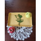“Clay Magic” – Yellow Handmade Clay Coaster with Fairy Motif “Clay Magic” – Yellow Handmade Clay Coaster with Fairy Motif
