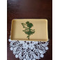 “Clay Magic” – Yellow Handmade Clay Coaster with Fairy Motif “Clay Magic” – Yellow Handmade Clay Coaster with Fairy Motif