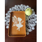 “Clay Secret” – Handmade Red Clay Coaster with Fairy Motif