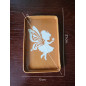 “Clay Secret” – Handmade Red Clay Coaster with Fairy Motif