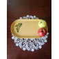 “Sun Mosaic” – Handmade Yellow Clay Coaster