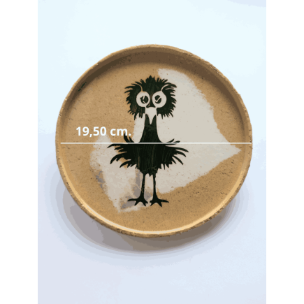Handmade Chamotte Clay Plates – Rustic Ceramic Tableware Set