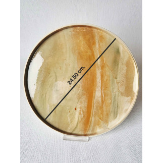 Handmade dishes – subtle white clay shine and shape